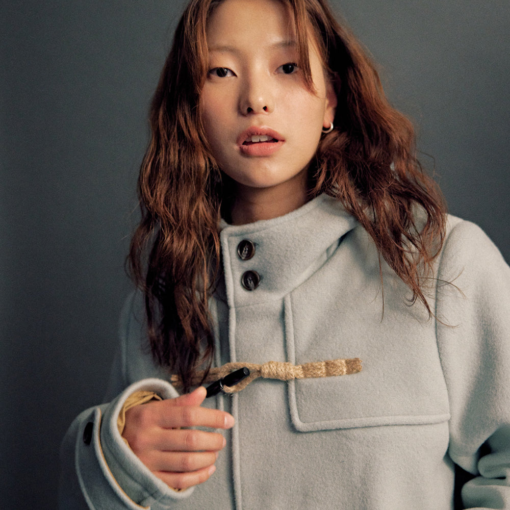 Wool Duffle Coat Mint