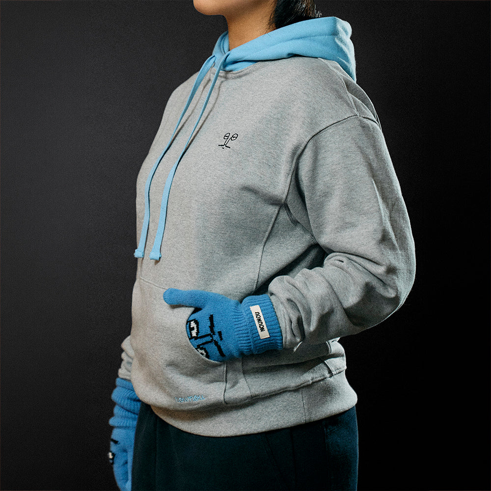 Two Tone Hoodie Melange
