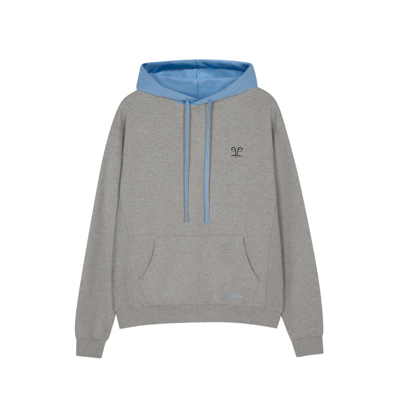 Two Tone Hoodie Melange