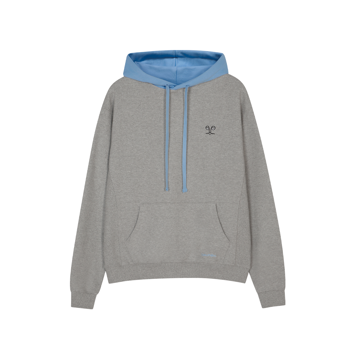 Two Tone Hoodie Melange