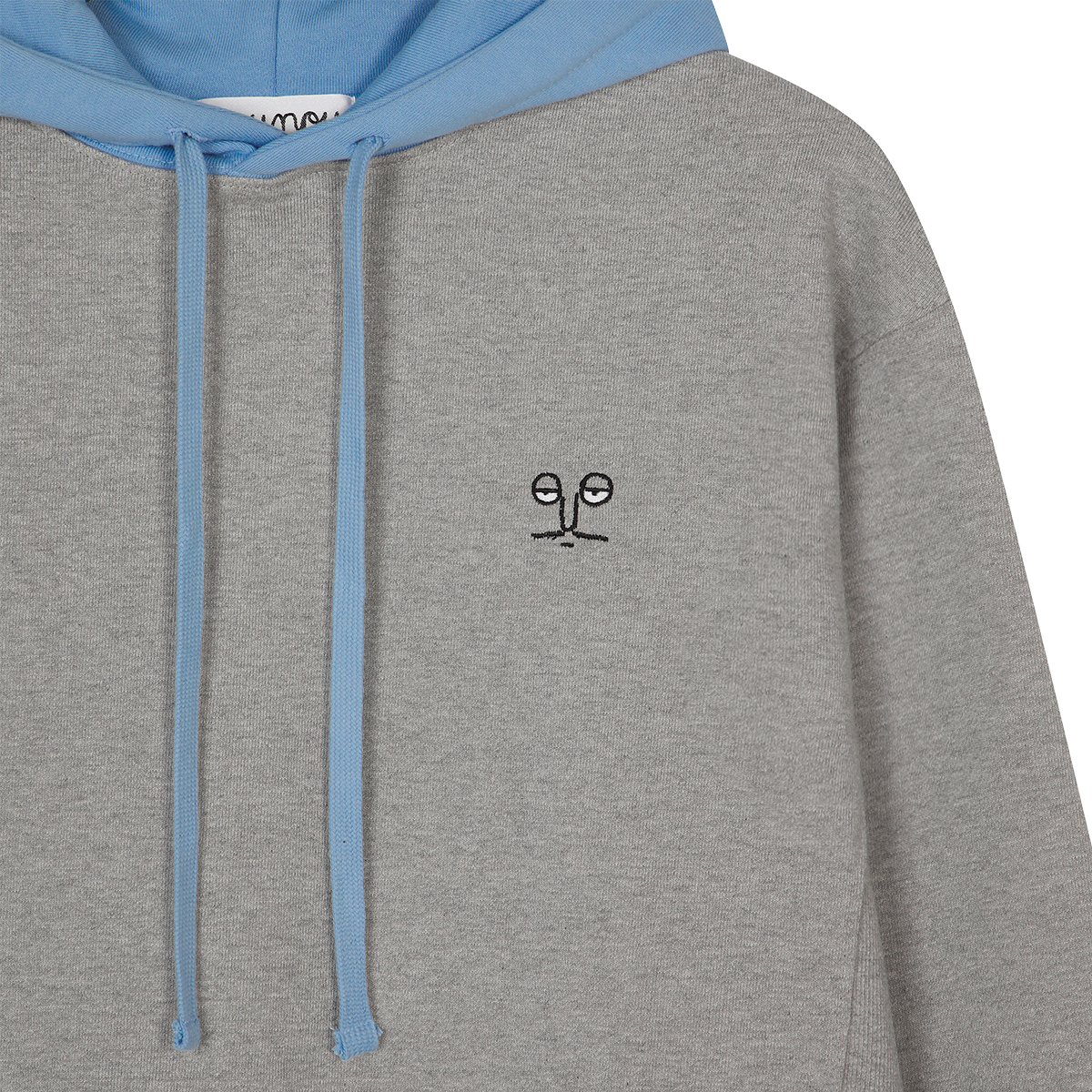Two Tone Hoodie Melange