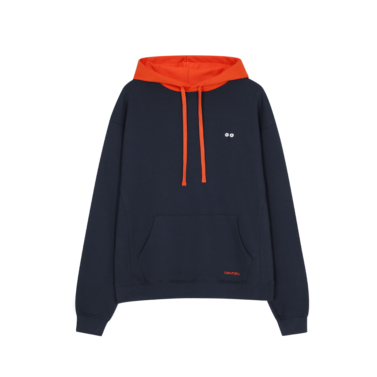 Two Tone Hoodie Navy