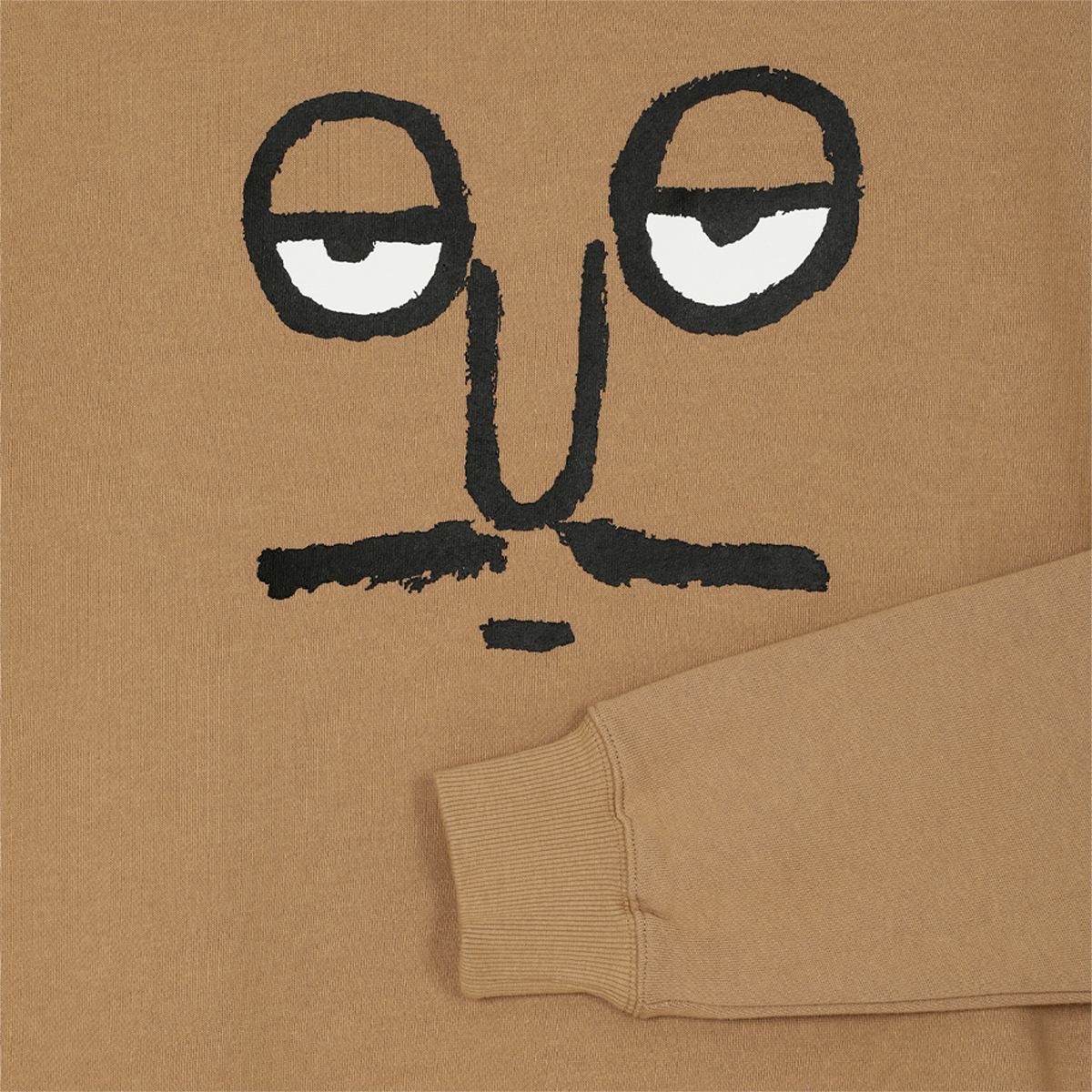 Face SweatShirt Brown