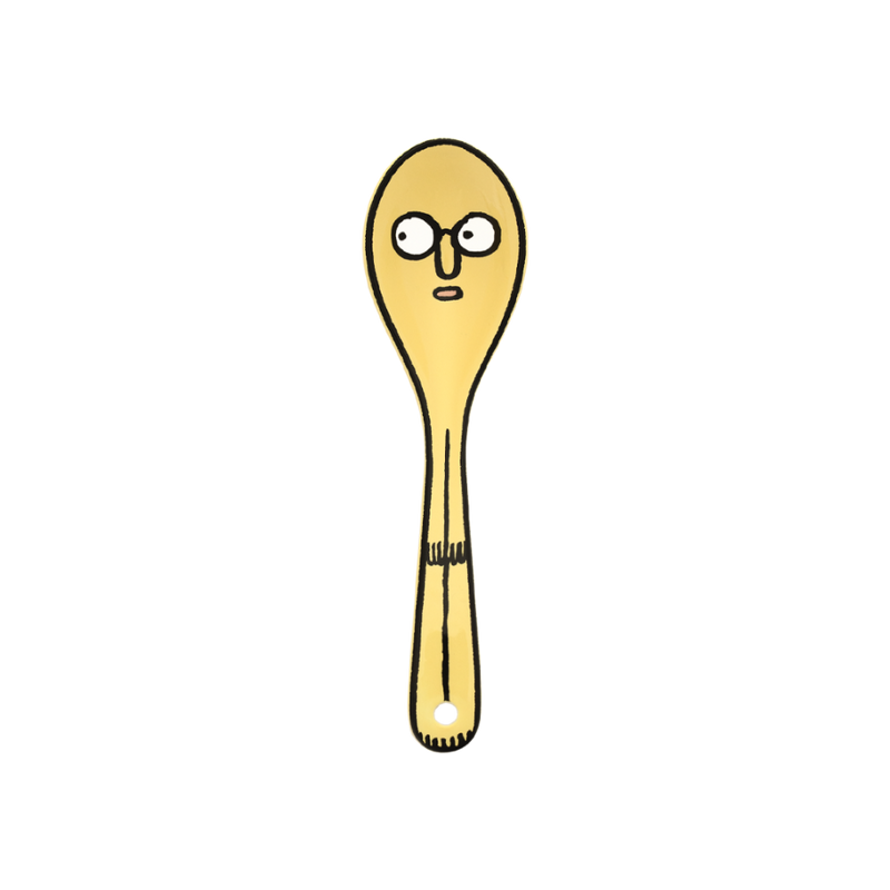 Ceramic Spoon Yellow