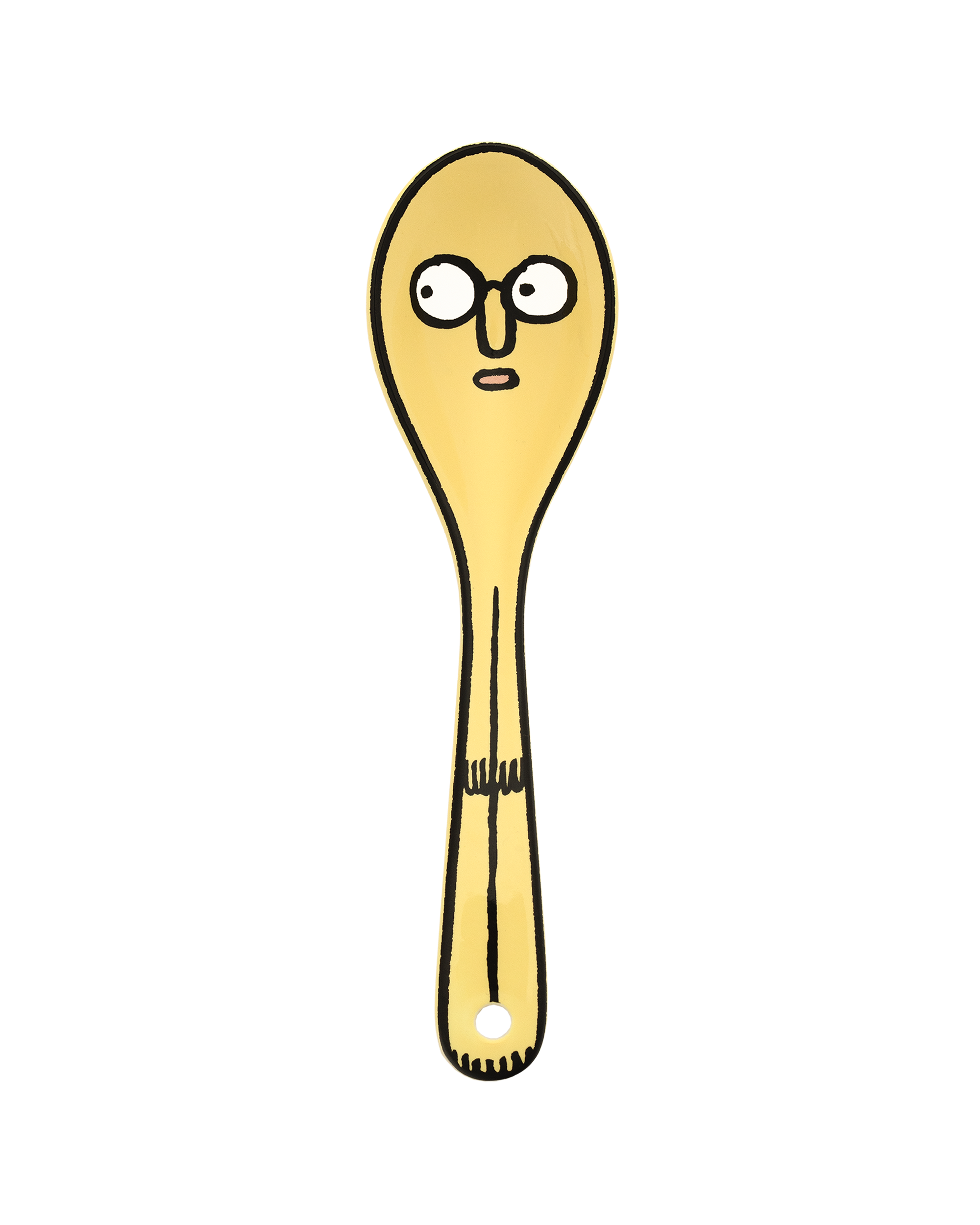 Ceramic Spoon Yellow