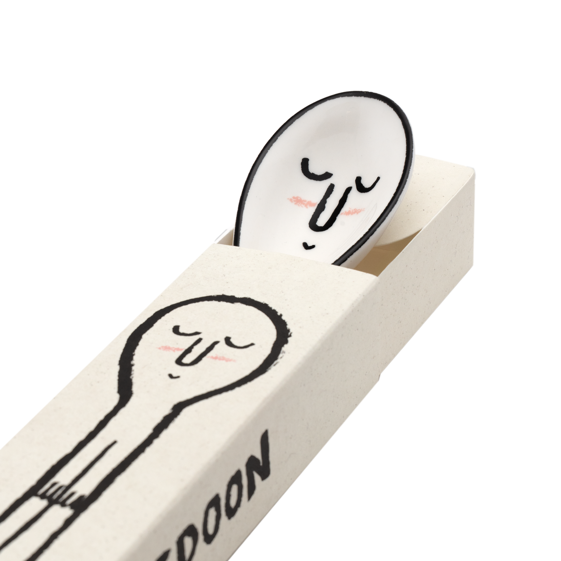 Ceramic Spoon White