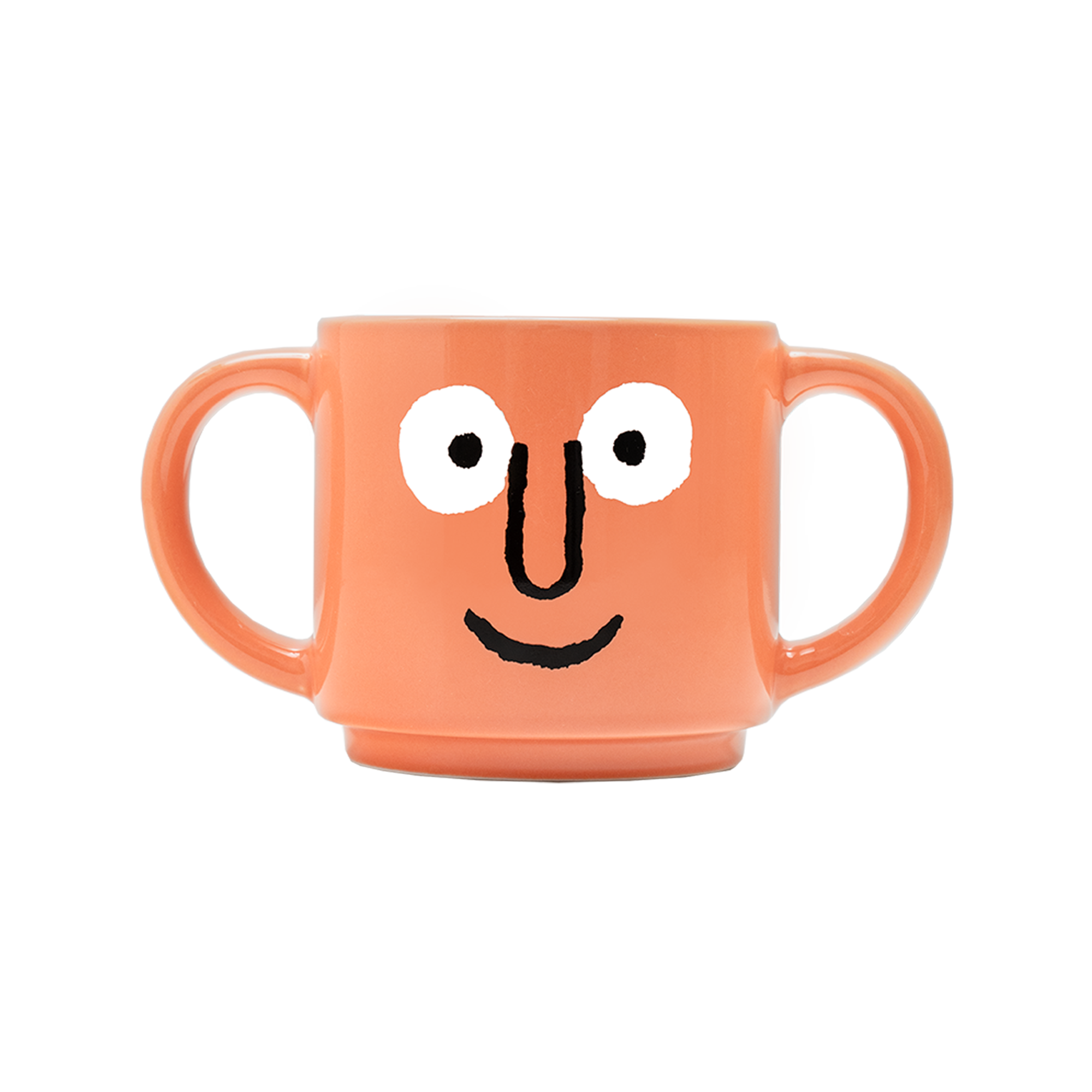 Double Handle Mug Coral