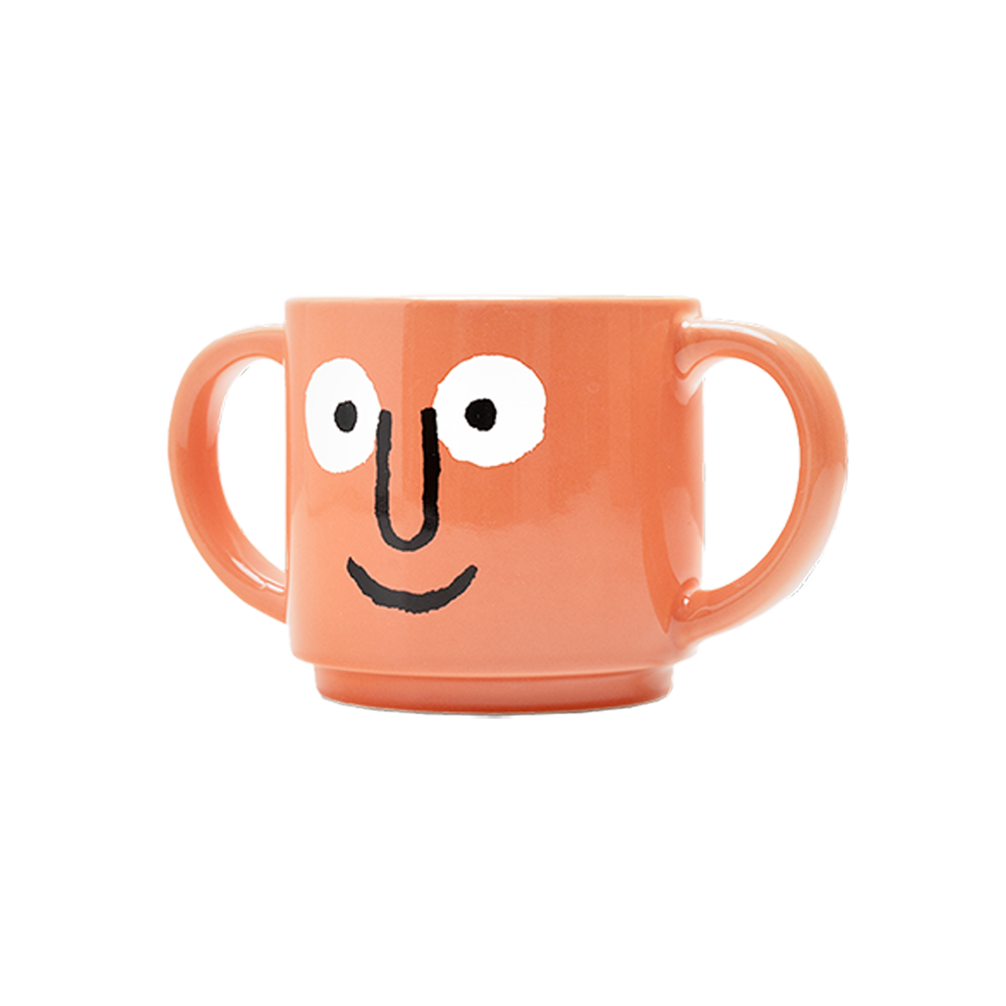 Double Handle Mug Coral