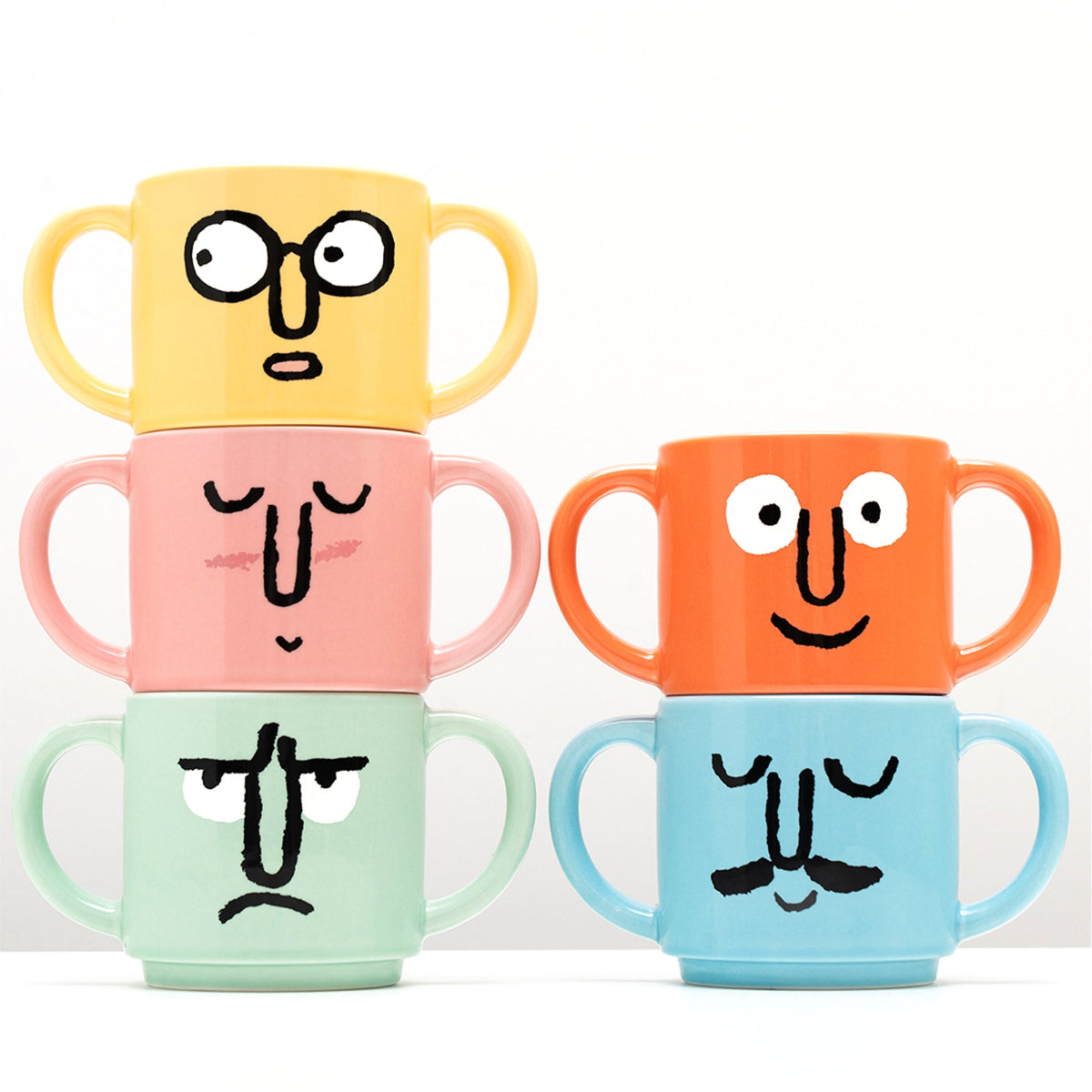 Double Handle Mug Mint