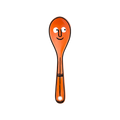 Ceramic Spoon Coral