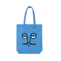 Face Shopper Bag Blue