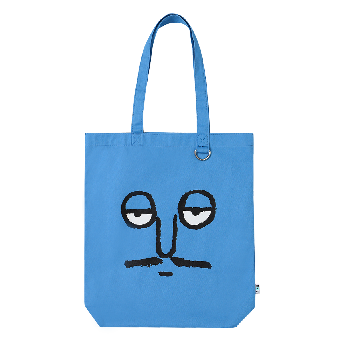 Face Shopper Bag Blue