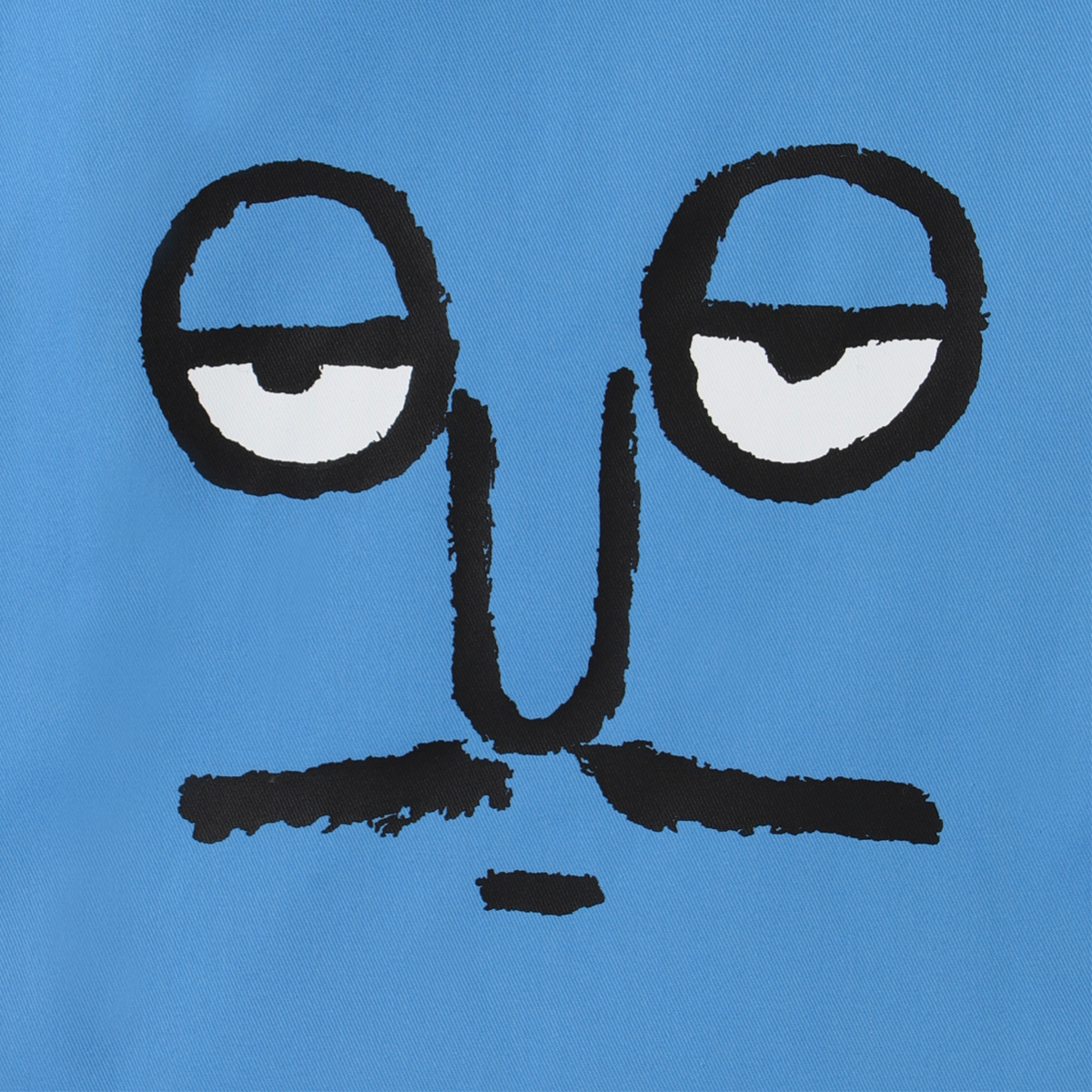 Face Shopper Bag Blue