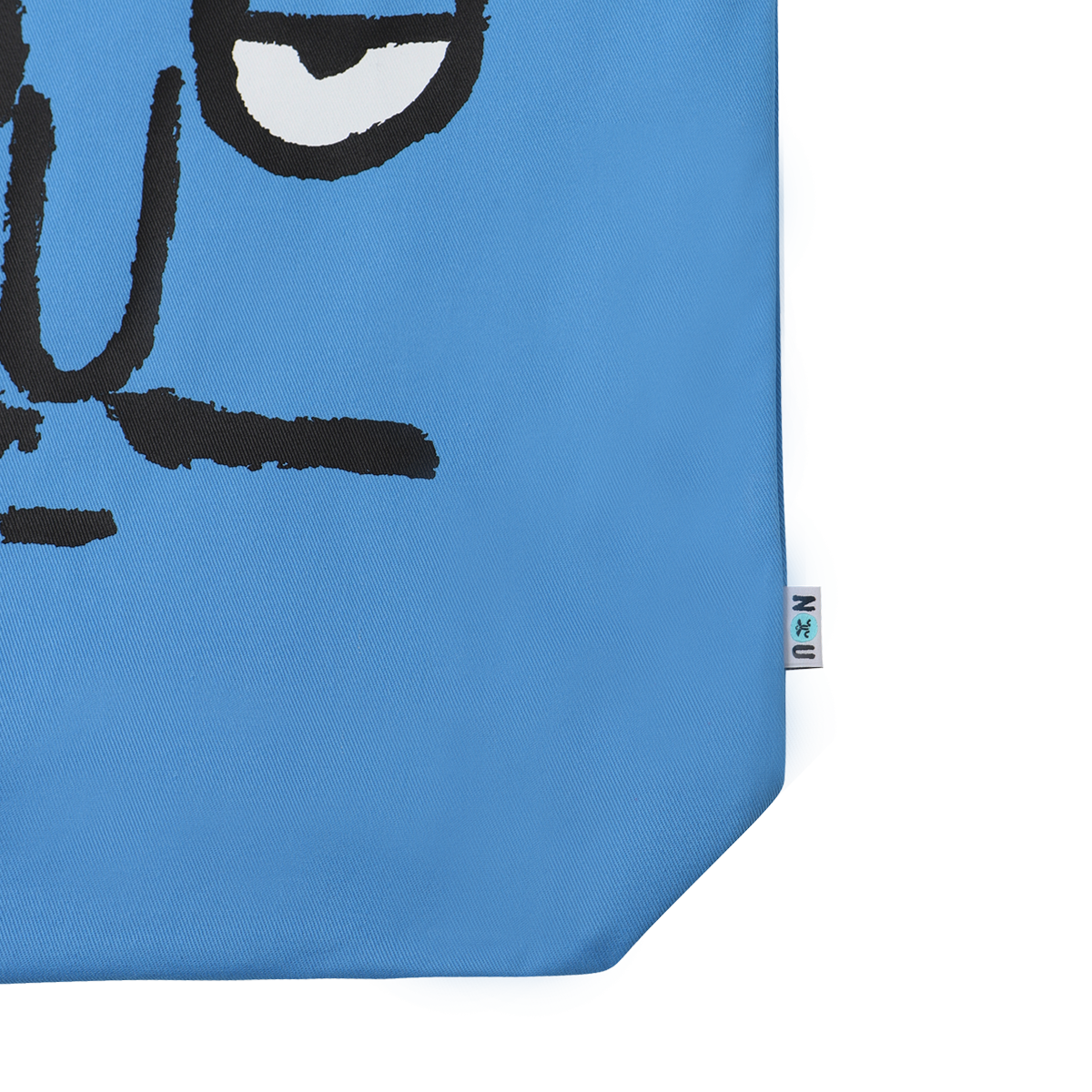 Face Shopper Bag Blue