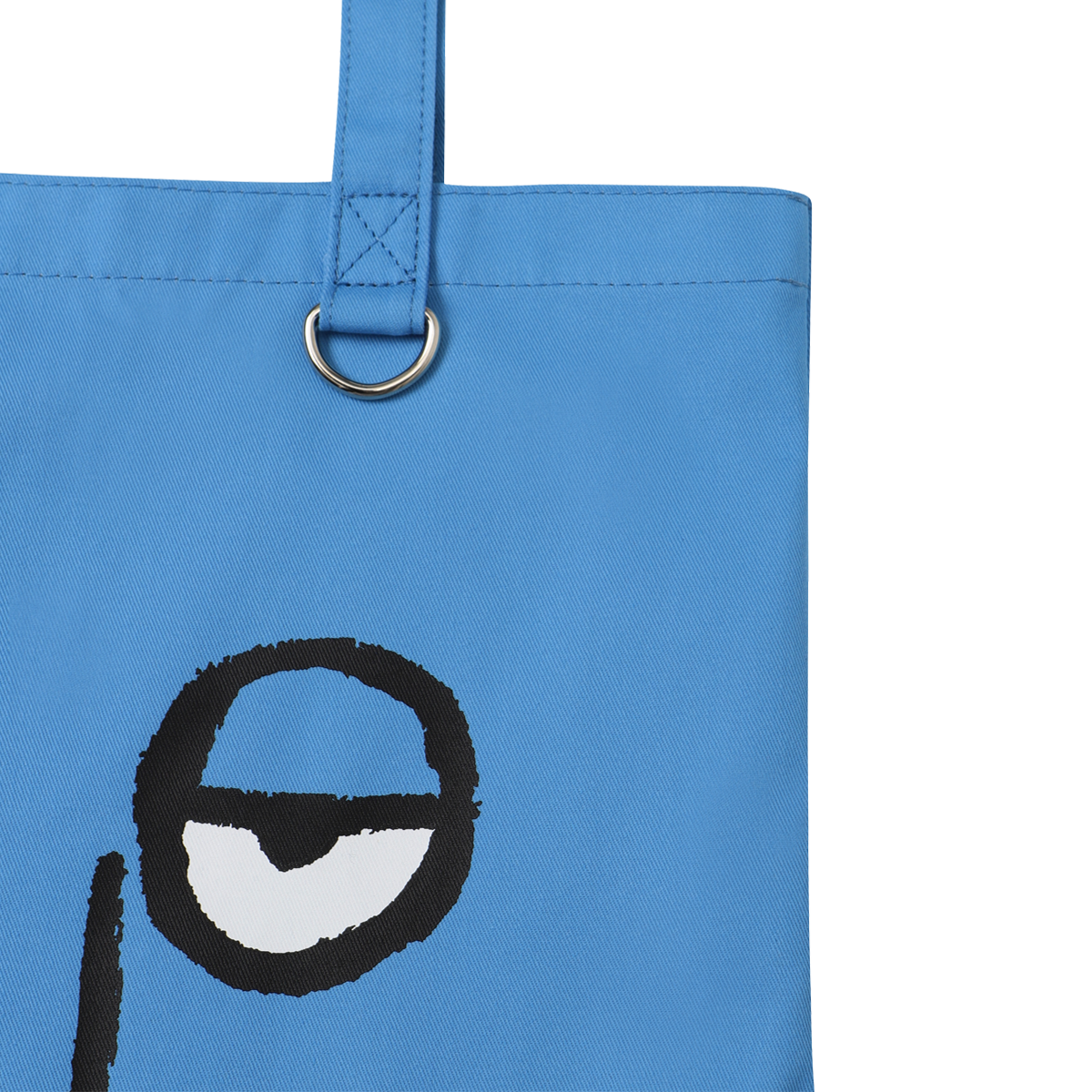 Face Shopper Bag Blue