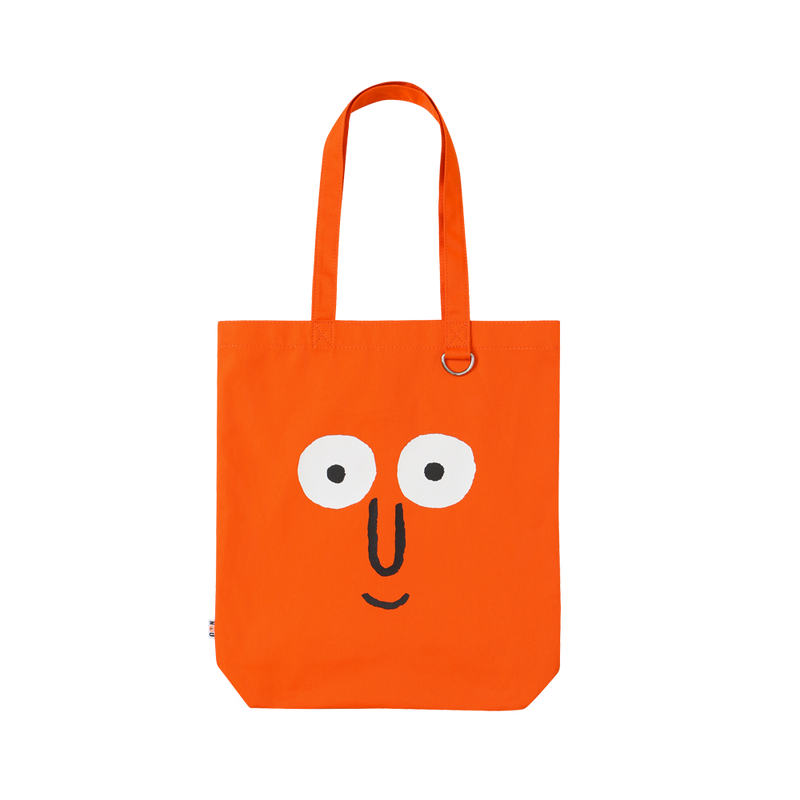 Face Shopper Bag Orange