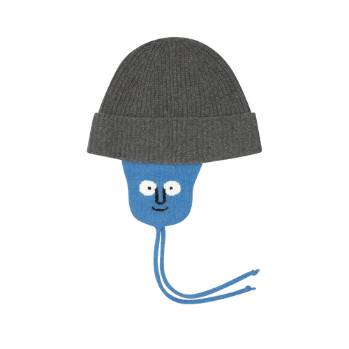 Knit Earmuff Blue