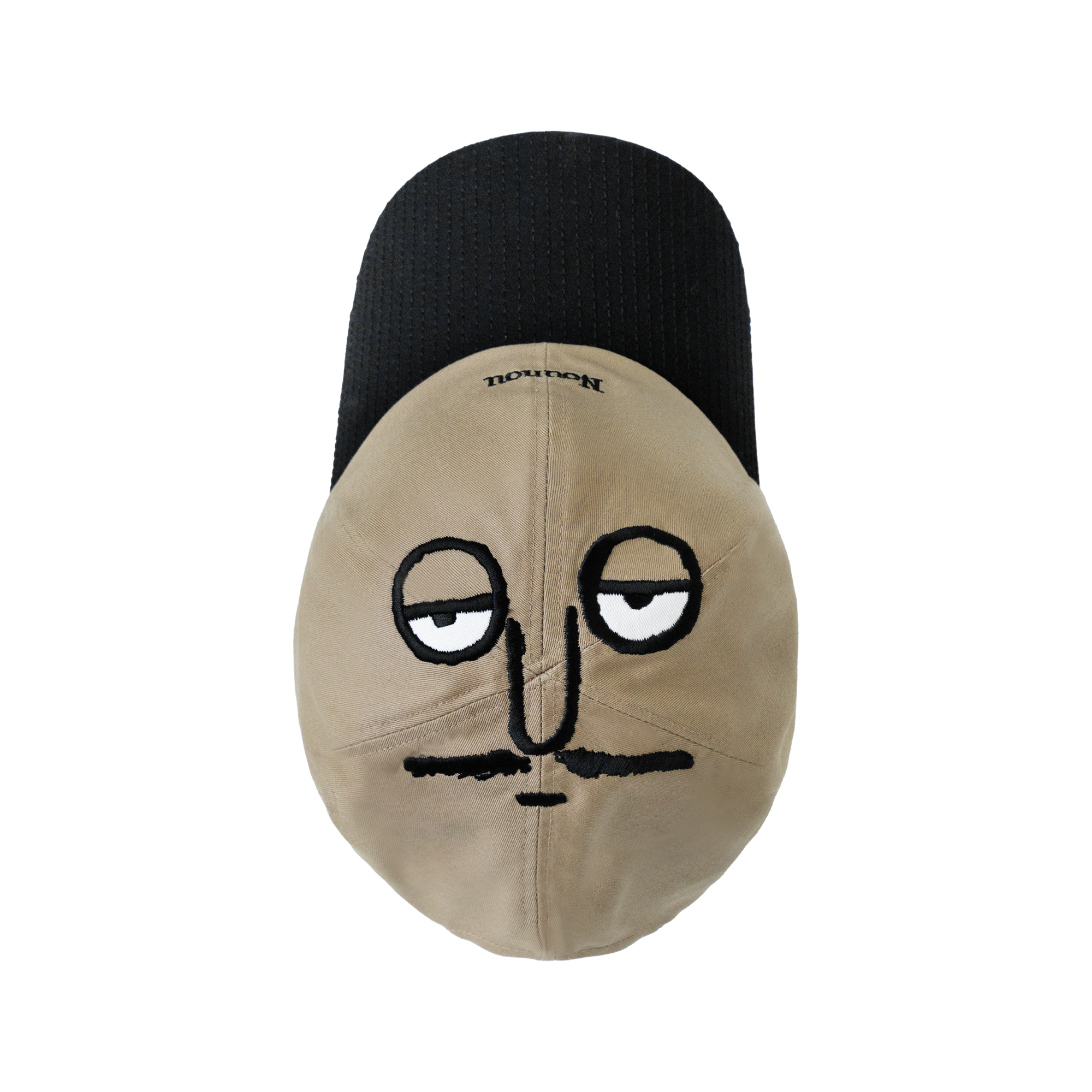 Colour-block Cap Beige