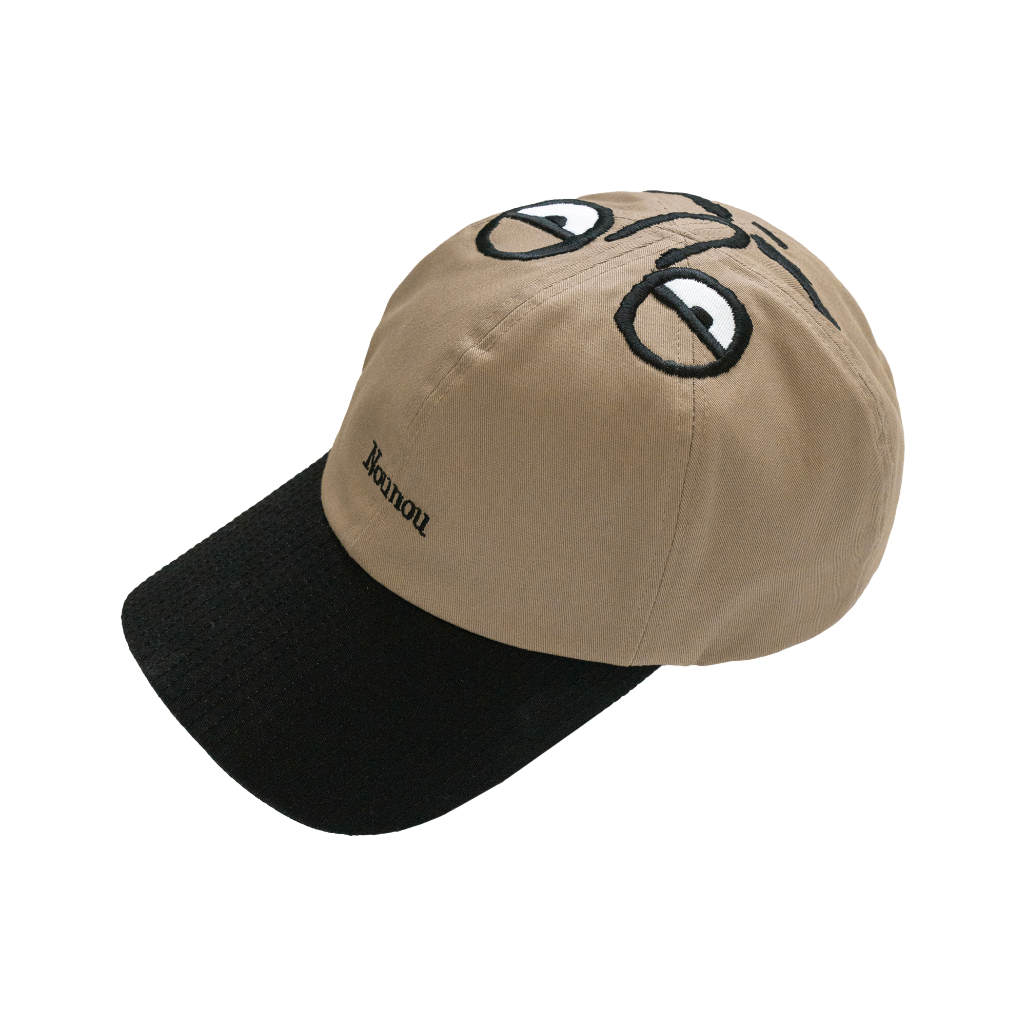 Colour-block Cap Beige