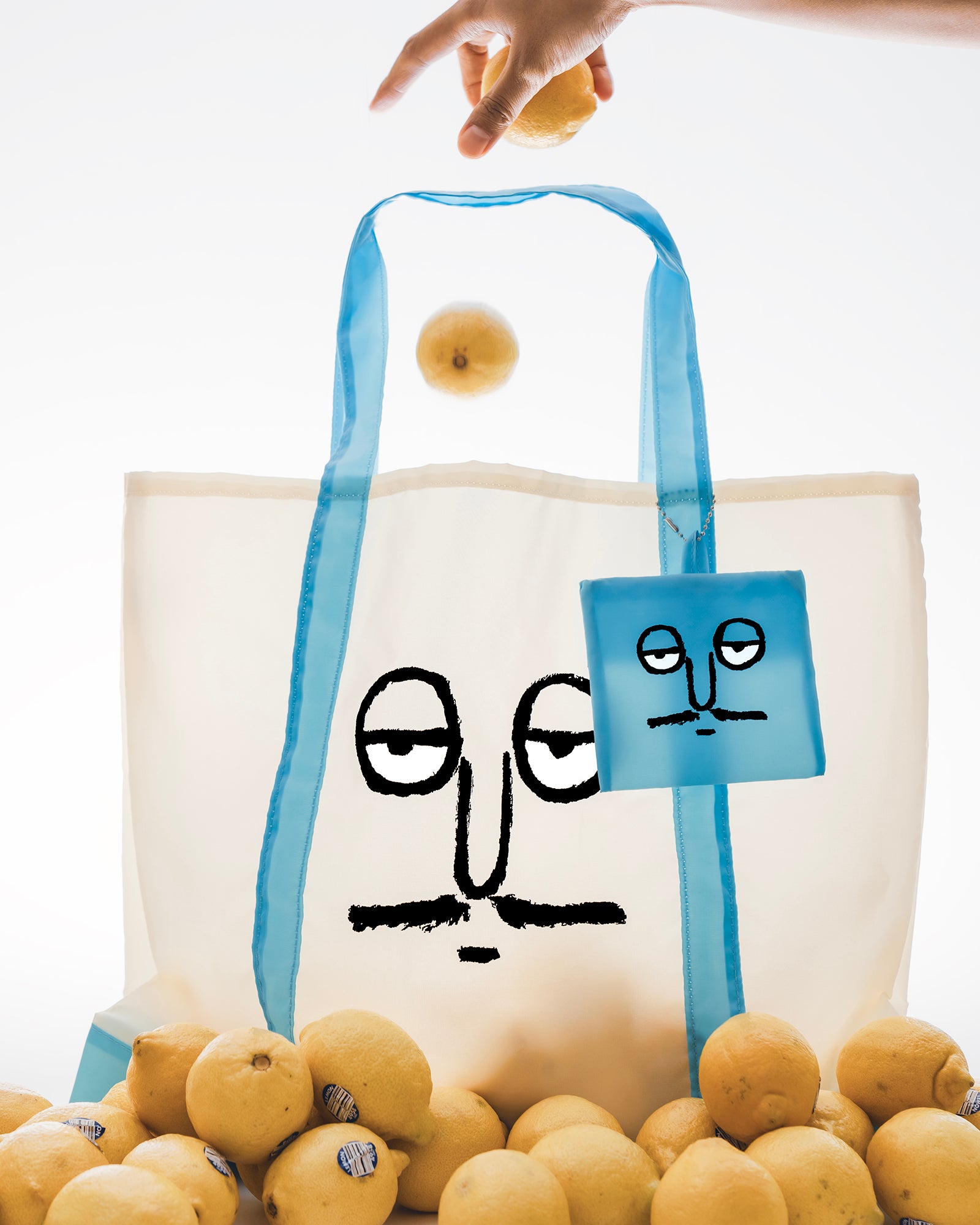 Market Bag Blue