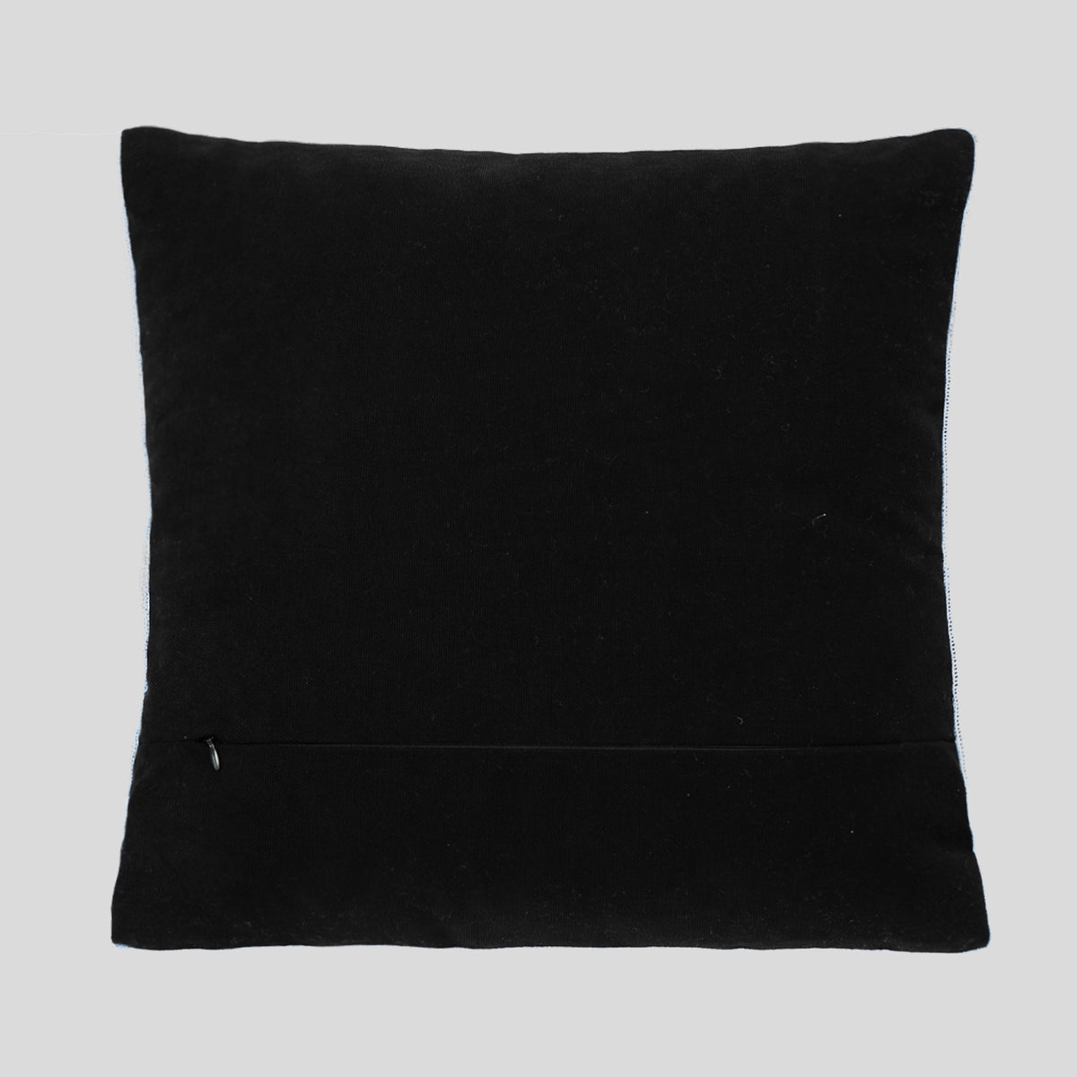 Knit Cushion Cover Blue