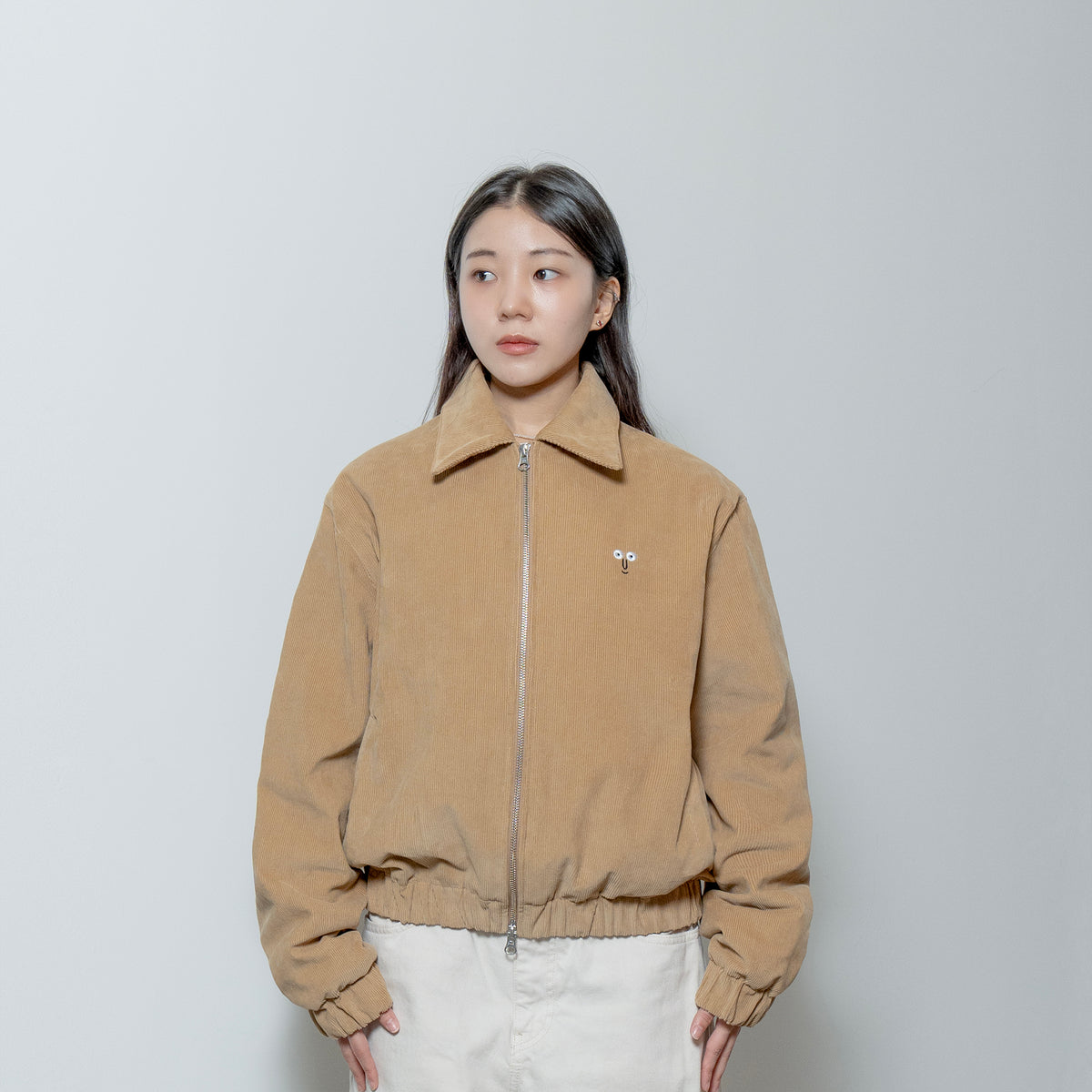 Corduroy Blouson Beige