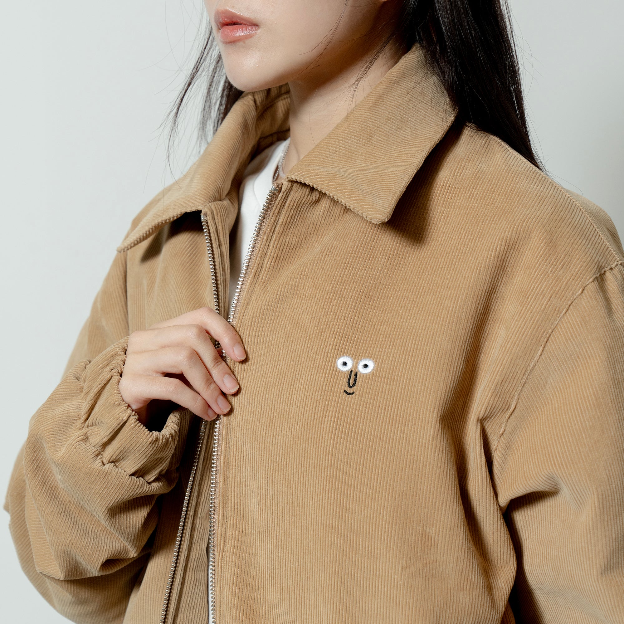 Corduroy Blouson Beige