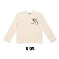 Two people patch tee White for KIDS