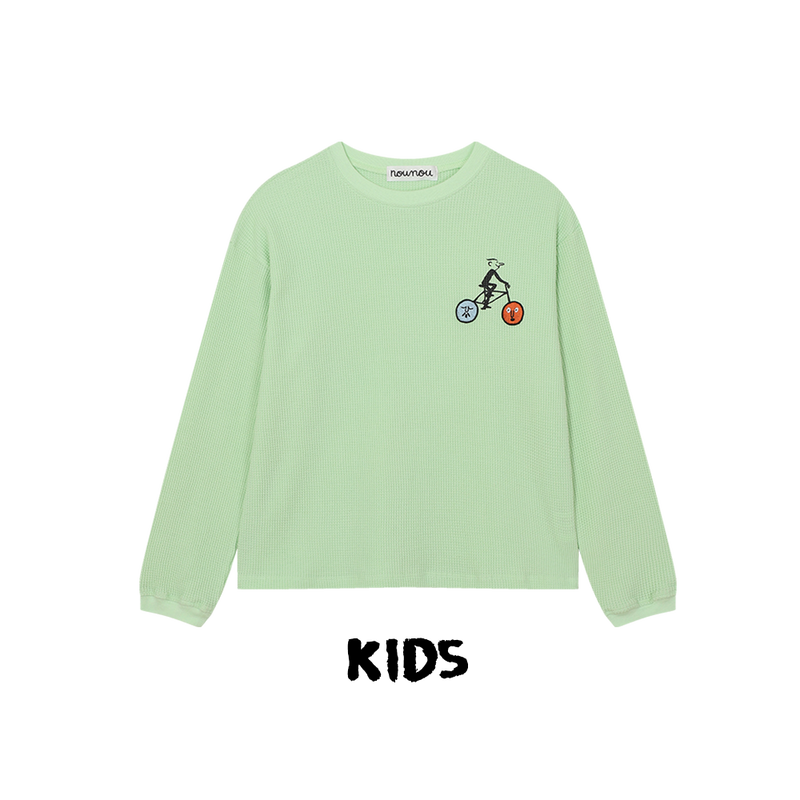 Bicycle patch Tee Mint for KIDS