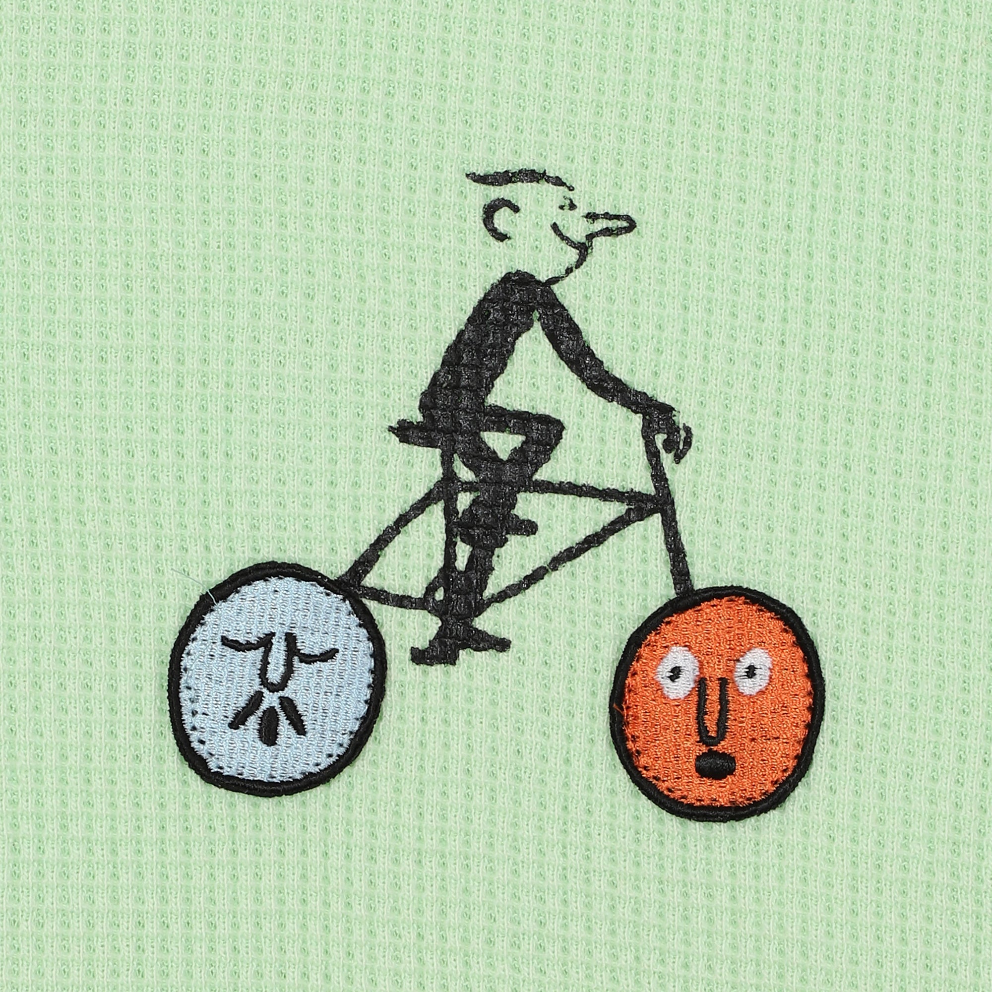 Bicycle patch Tee Mint for KIDS