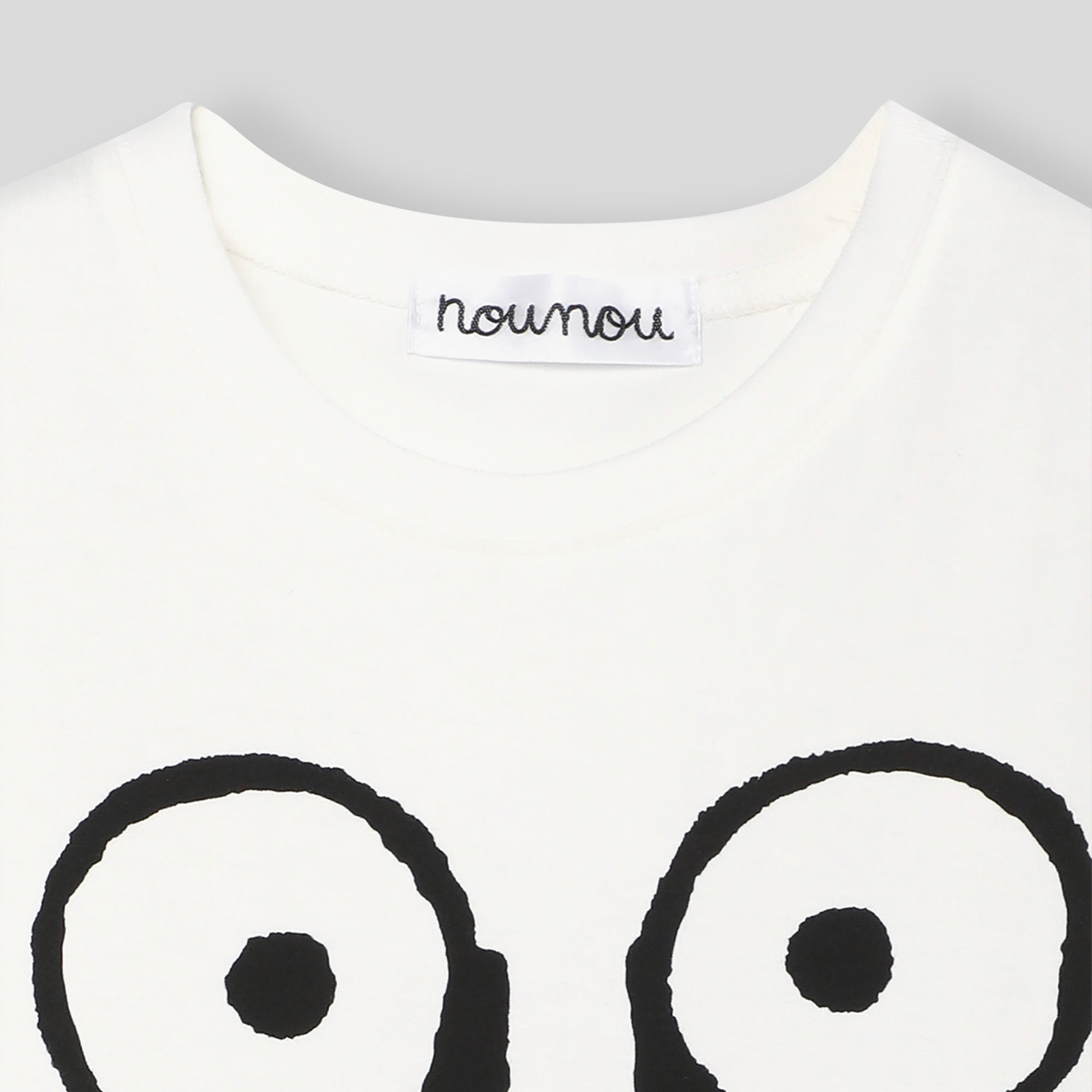 Face Tee White for Kids