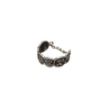 Face Chain Ring Silver