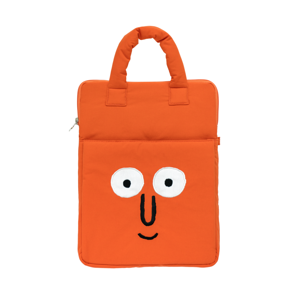 【NOUNOU】x Jean Jullien CANVAS BAG S Canvas Bag Blue Small (6-67) – NouNou Jean Jullien Official