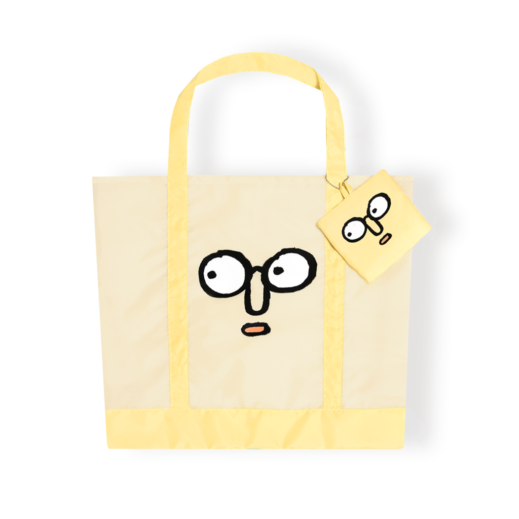 【NOUNOU】x Jean Jullien CANVAS BAG S Tote Bag Brown X-large (6-17) – NouNou Jean Jullien Official